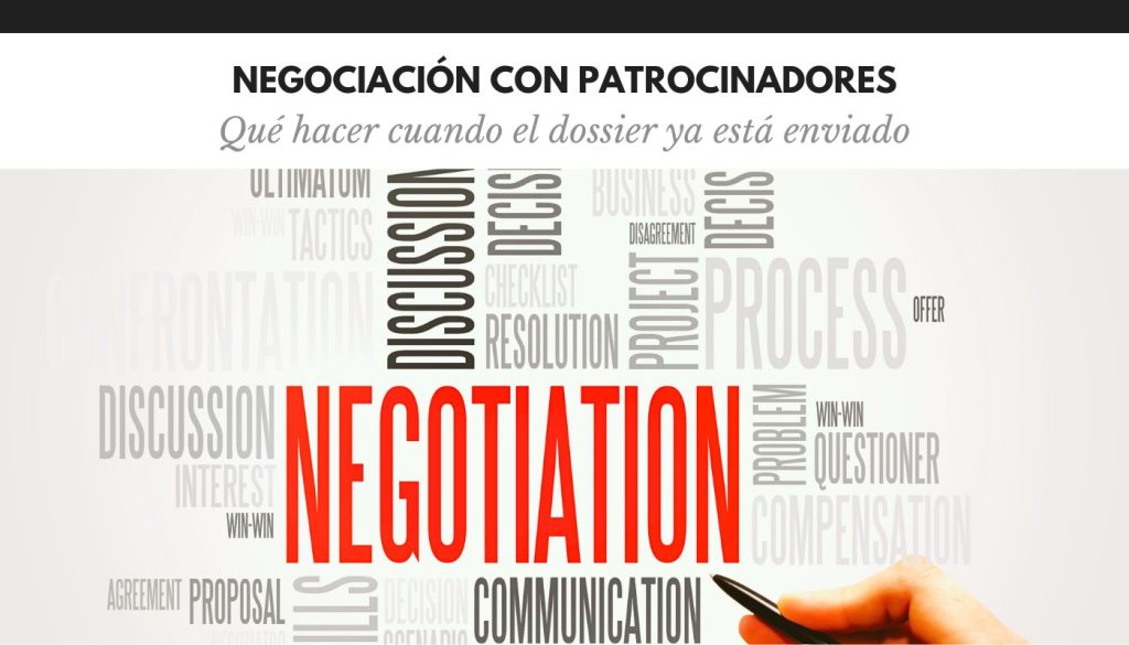 Negociación con patrocinadores