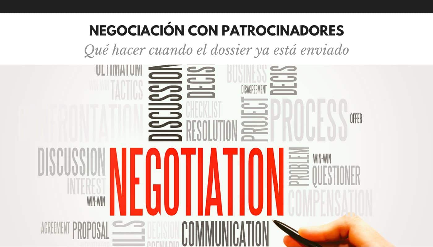 Negociación con patrocinadores